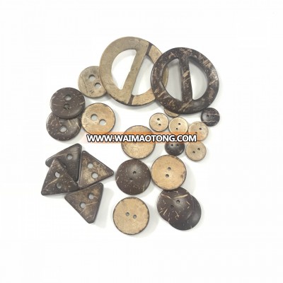 Wholesale high-end coconut shell buckle 2/4hole button.