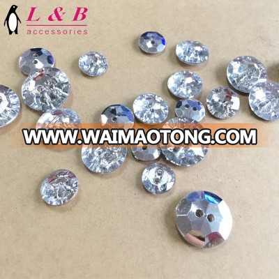 2018 Classic design crystal acrylic buttons